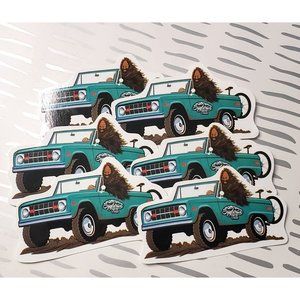 BigFoot Bundle of 6 Vinyl Stickers